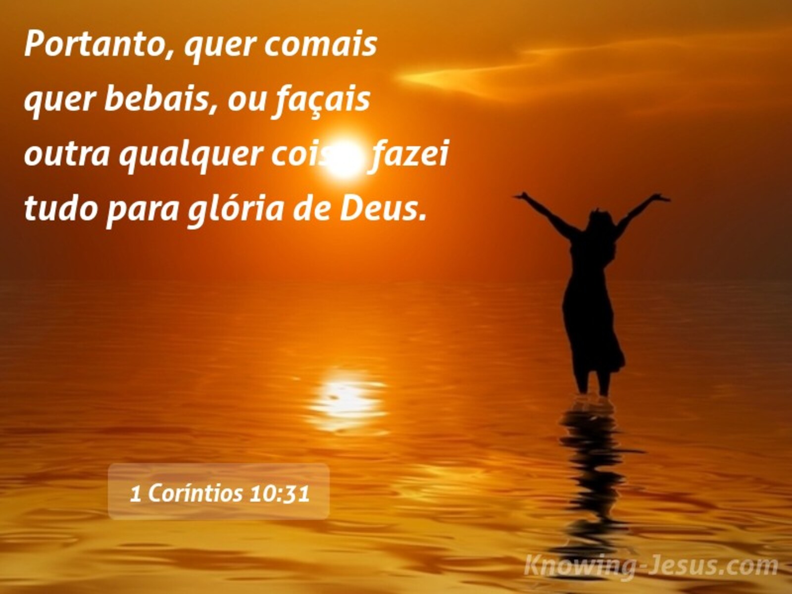 1 Coríntios 10:31 Ser Devoto (bronze)